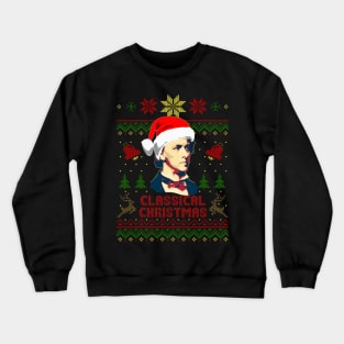 Frederick Chopin Classical Christmas Crewneck Sweatshirt